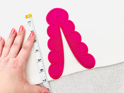 Soft Scalloped Split Side Seam