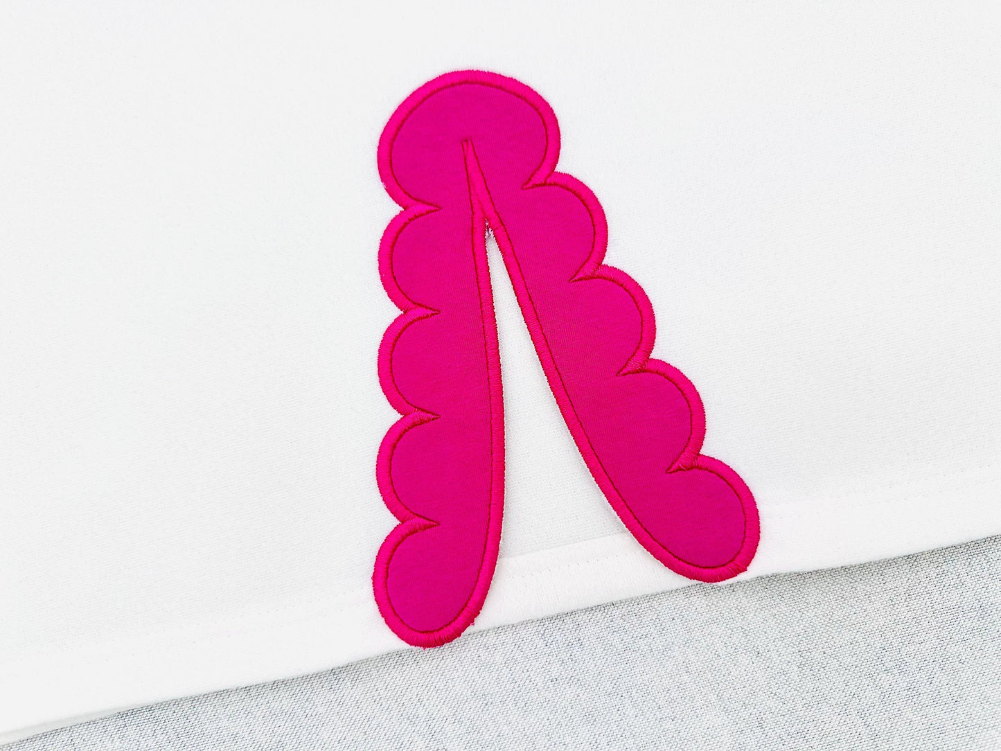 Soft Scalloped Split Side Seam