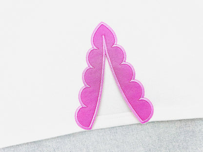 Inverse Scalloped Split Side Seam
