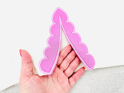 Inverse Scalloped Split Side Seam