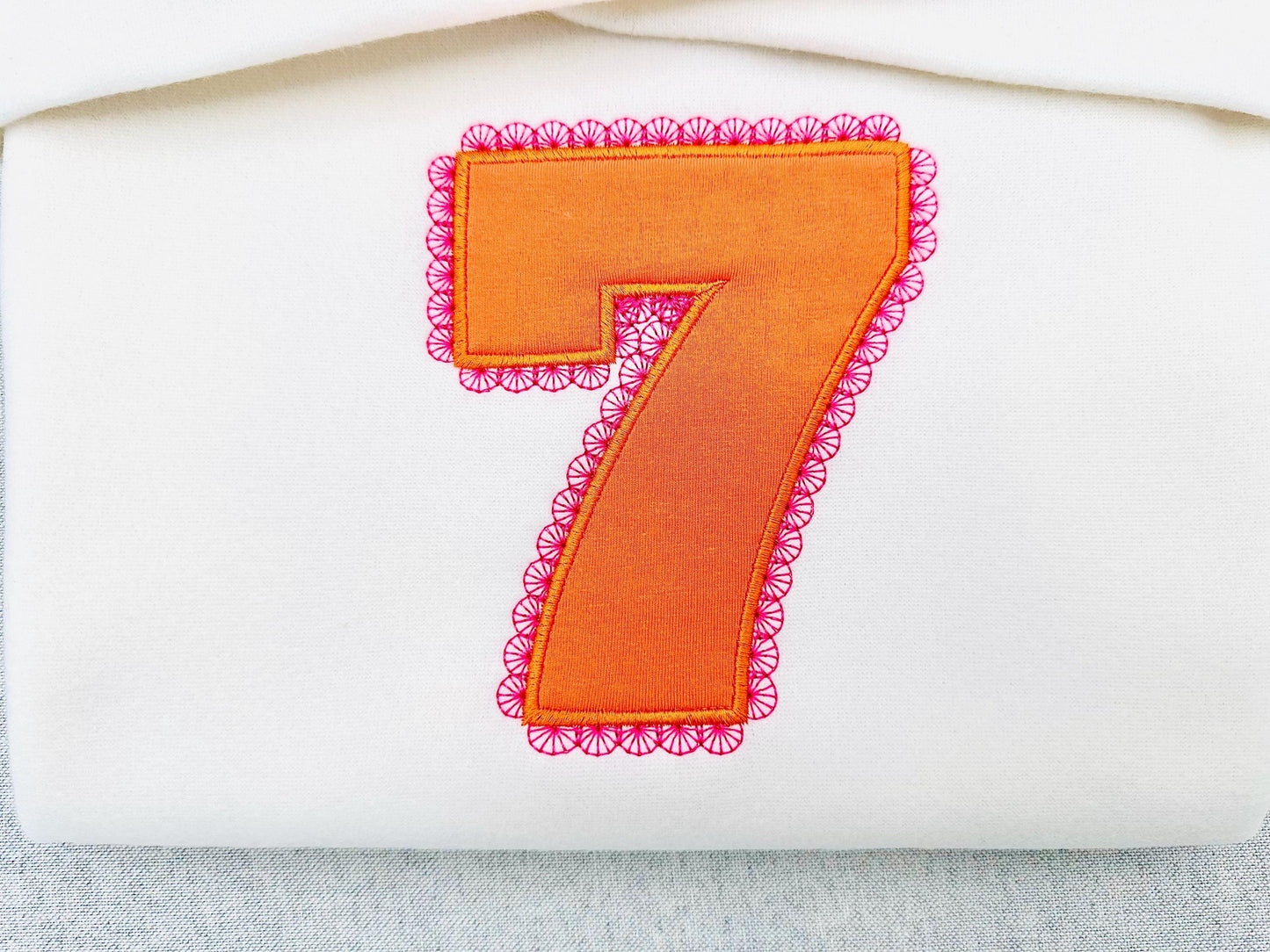Ultra Bold Birthday Numbers with Lace