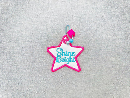 Pretty Star Bag Tag Charm