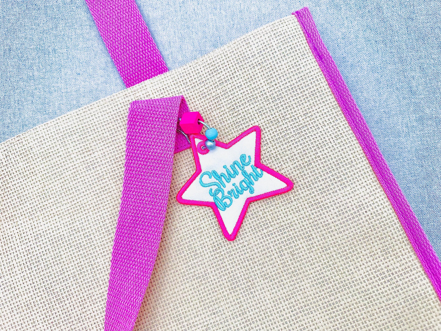 Pretty Star Bag Tag Charm