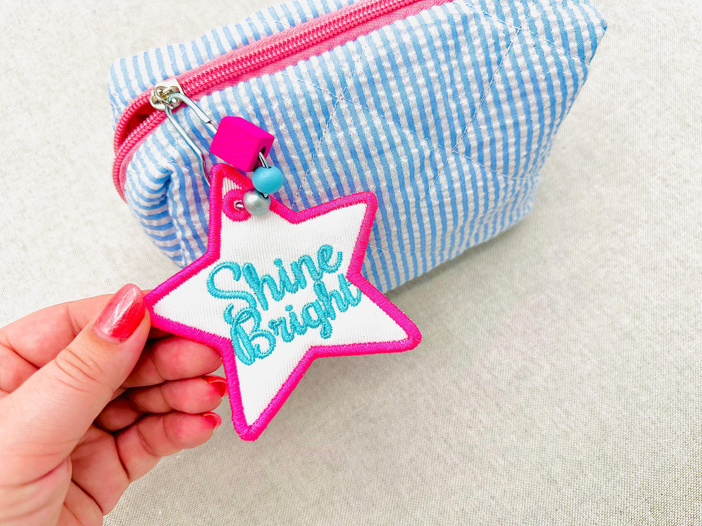 Pretty Star Bag Tag Charm