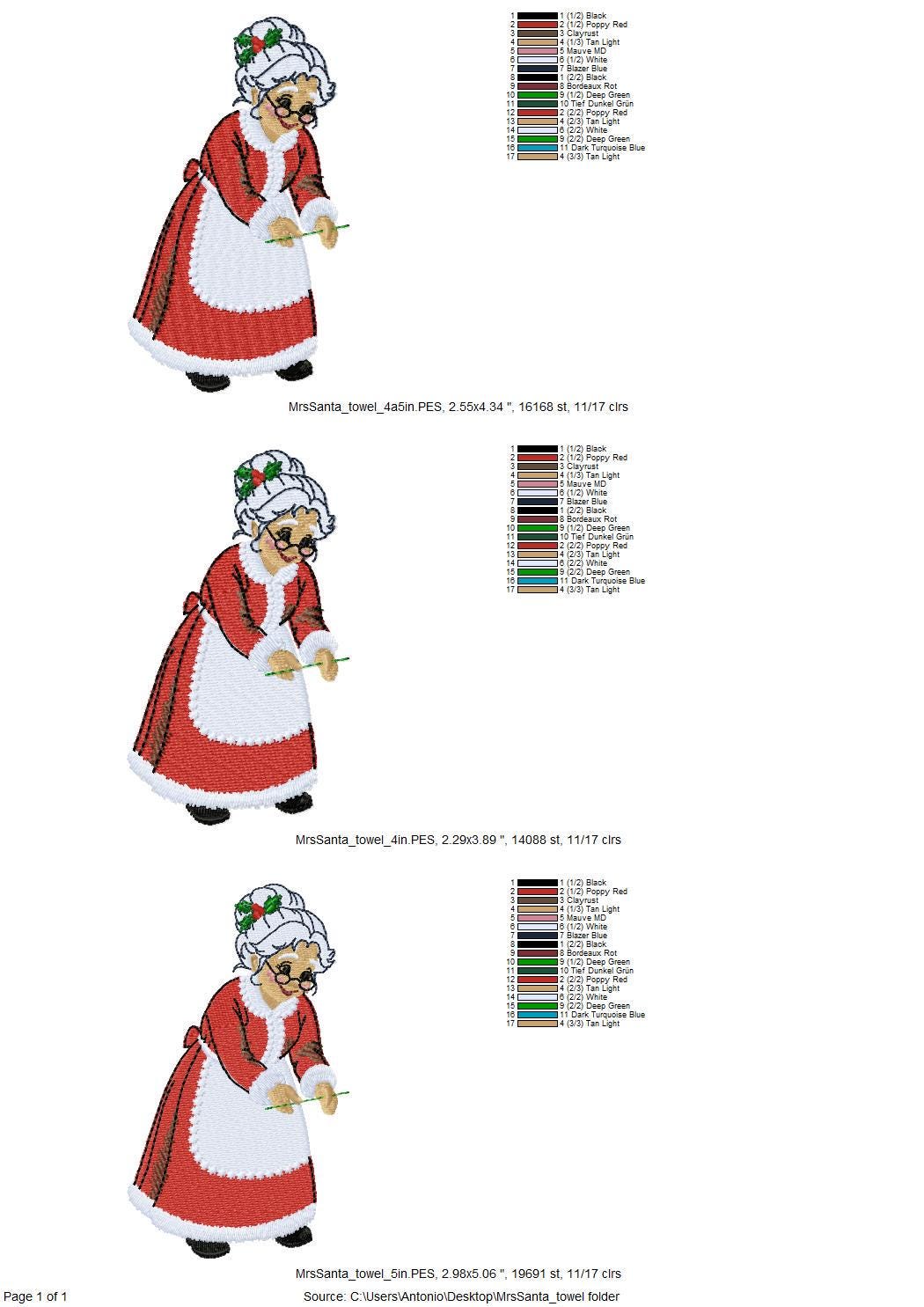 Mrs Claus Santa Christmas Thief
