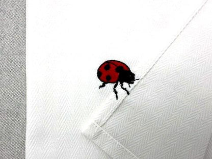 Summer Ladybug bug insect Ladybird thief stealing kitchen dish towel kids machine embroidery designs ITH