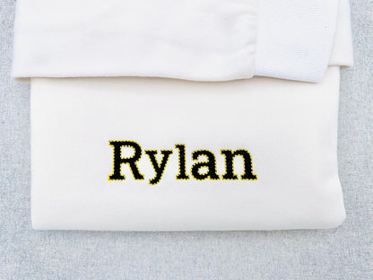 Fill stitch Font Roland