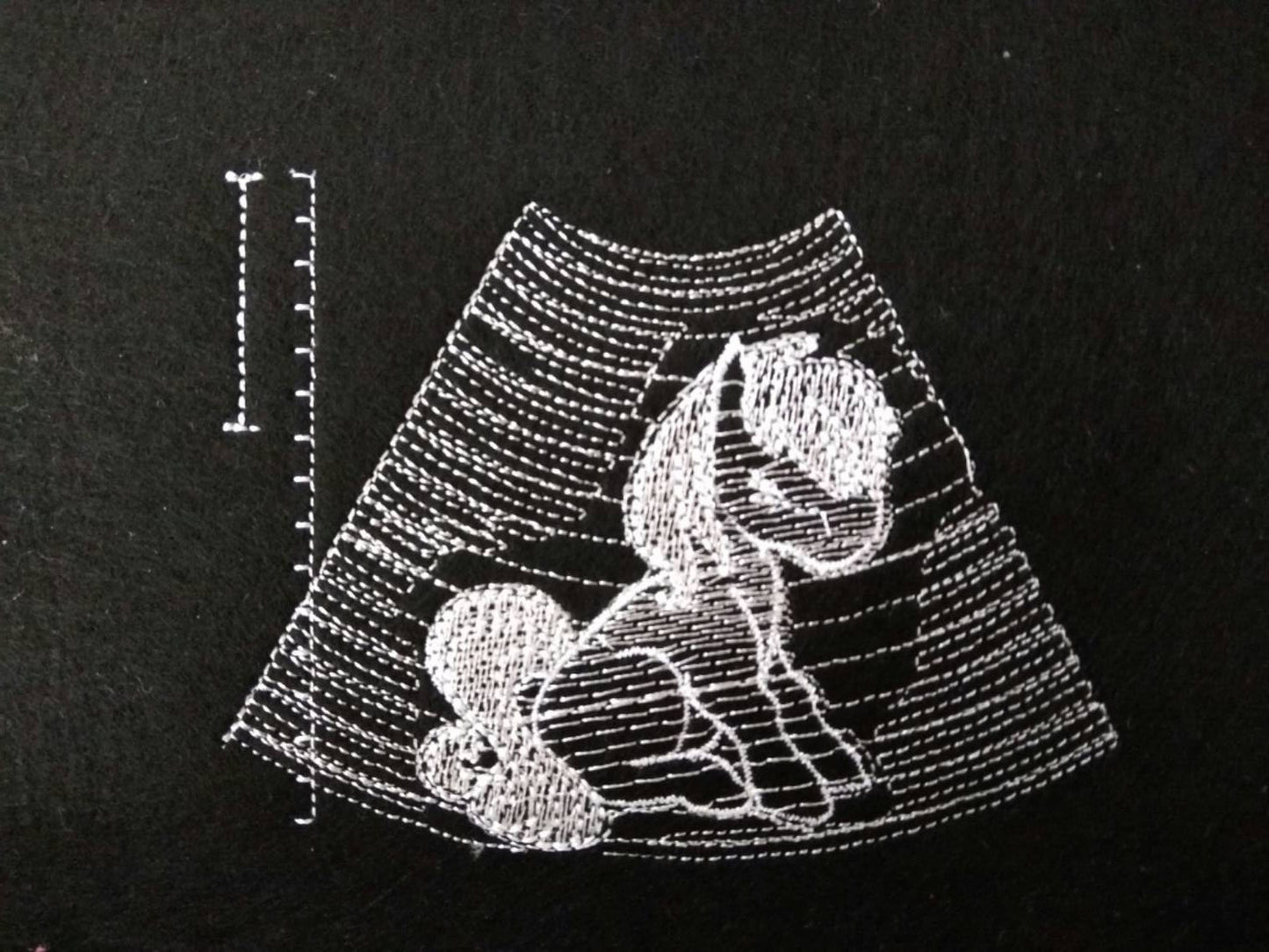We're hoping it's a pony - Ultrasound Tech pocket – Sizes 4" 4.5" 5" 6" 7" Digital Embroidery File | Artapli
