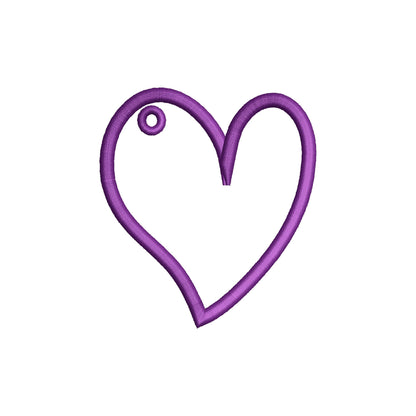 Heart shape Bag Tag Charm