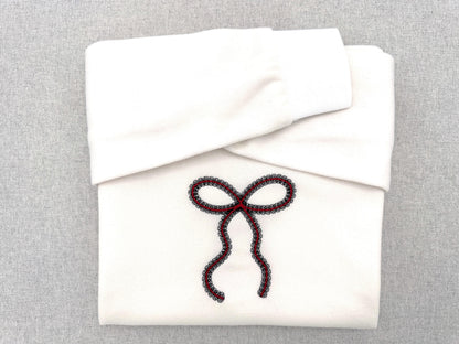 Festive Lace Ribbon Bow