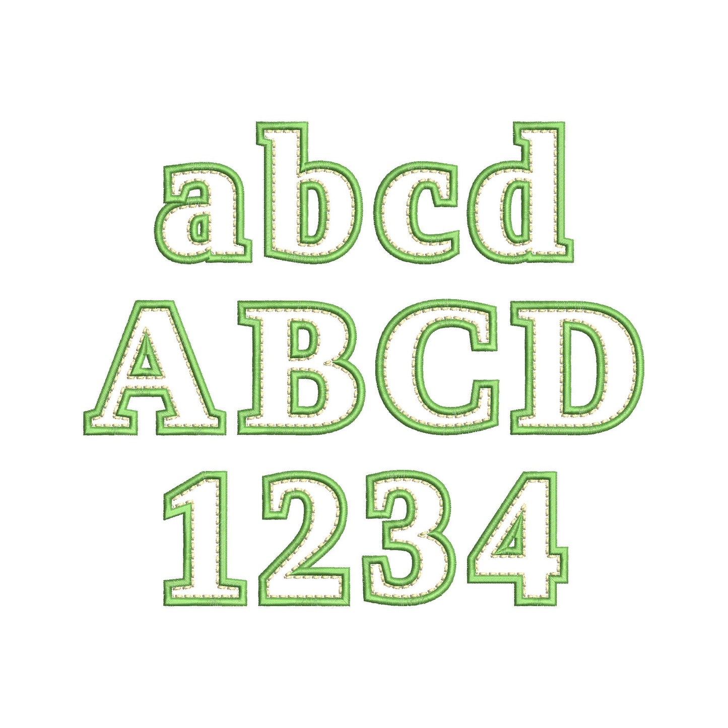 Applique Font Tilda