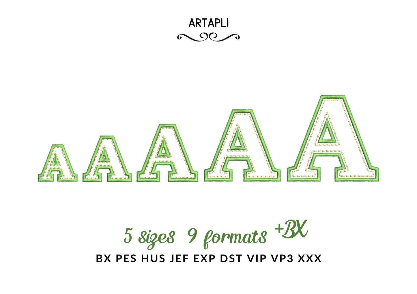 Applique Font Tilda
