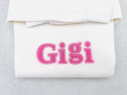 Applique Font Tilda