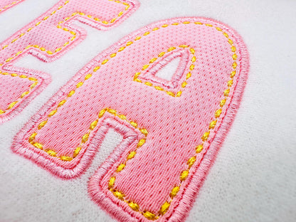 Applique Font Meadow Pop