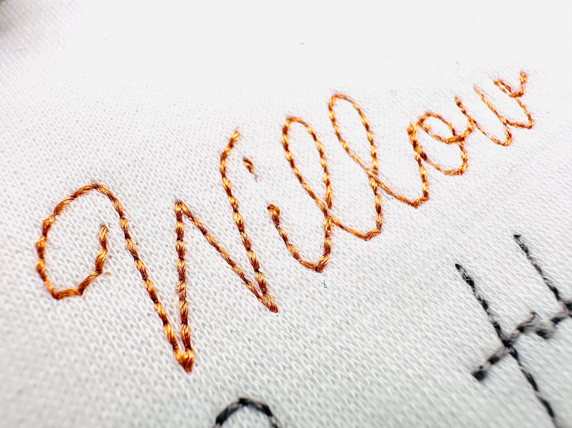 Handwritten script FONT Pretty Bean Stitch mini Alphabet Monogram machine embroidery designs