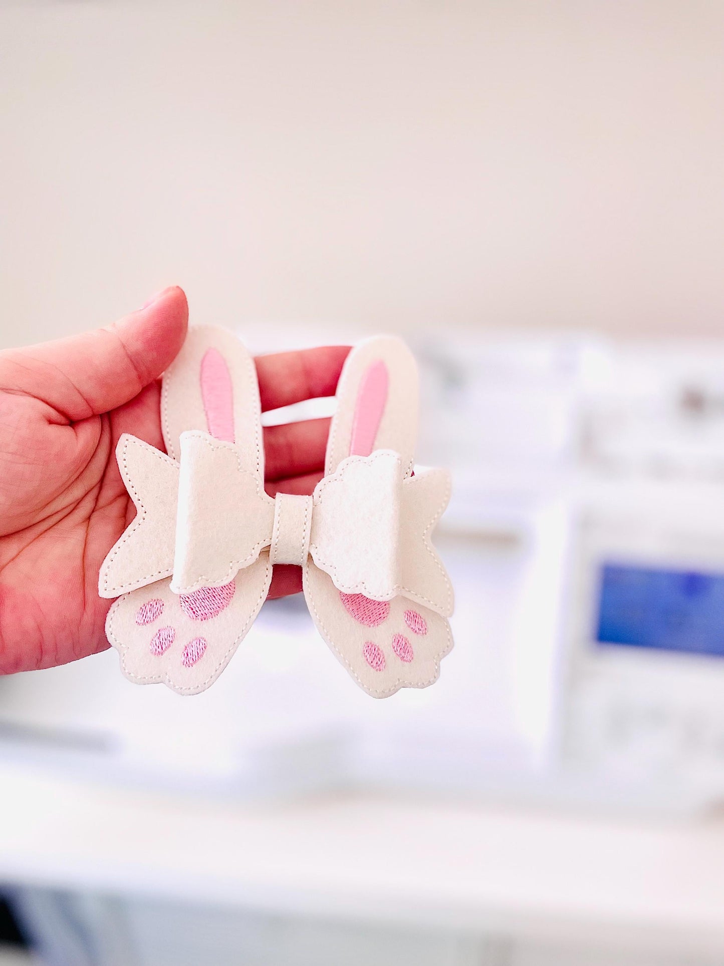 Cute Bunny Bow 3D