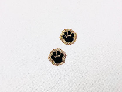 Dog Puppy Paw HTV Glitter
