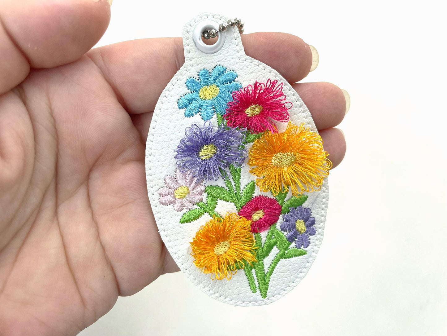 Floral Bouquet Bag Charm