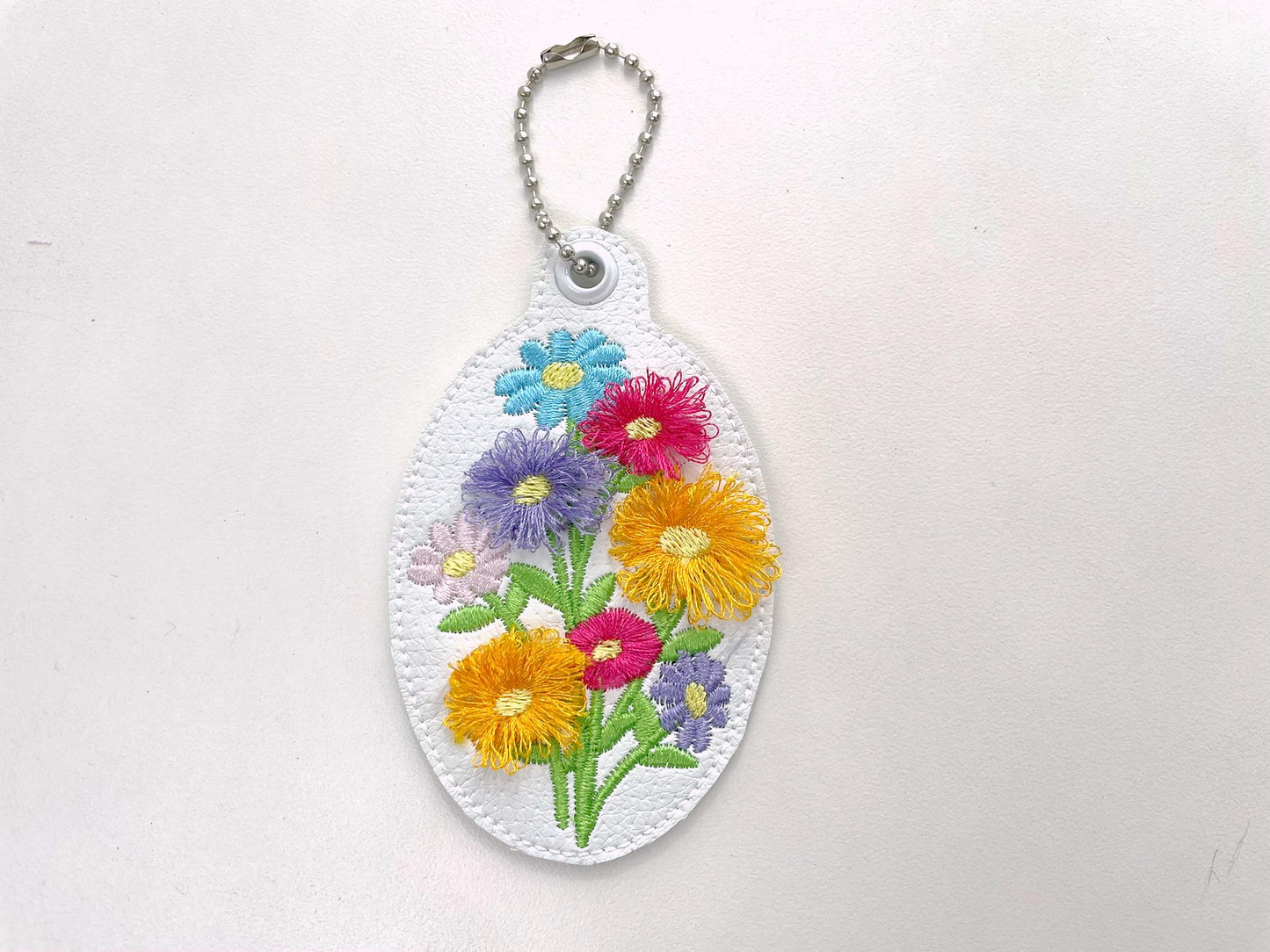 Floral Bouquet Bag Charm