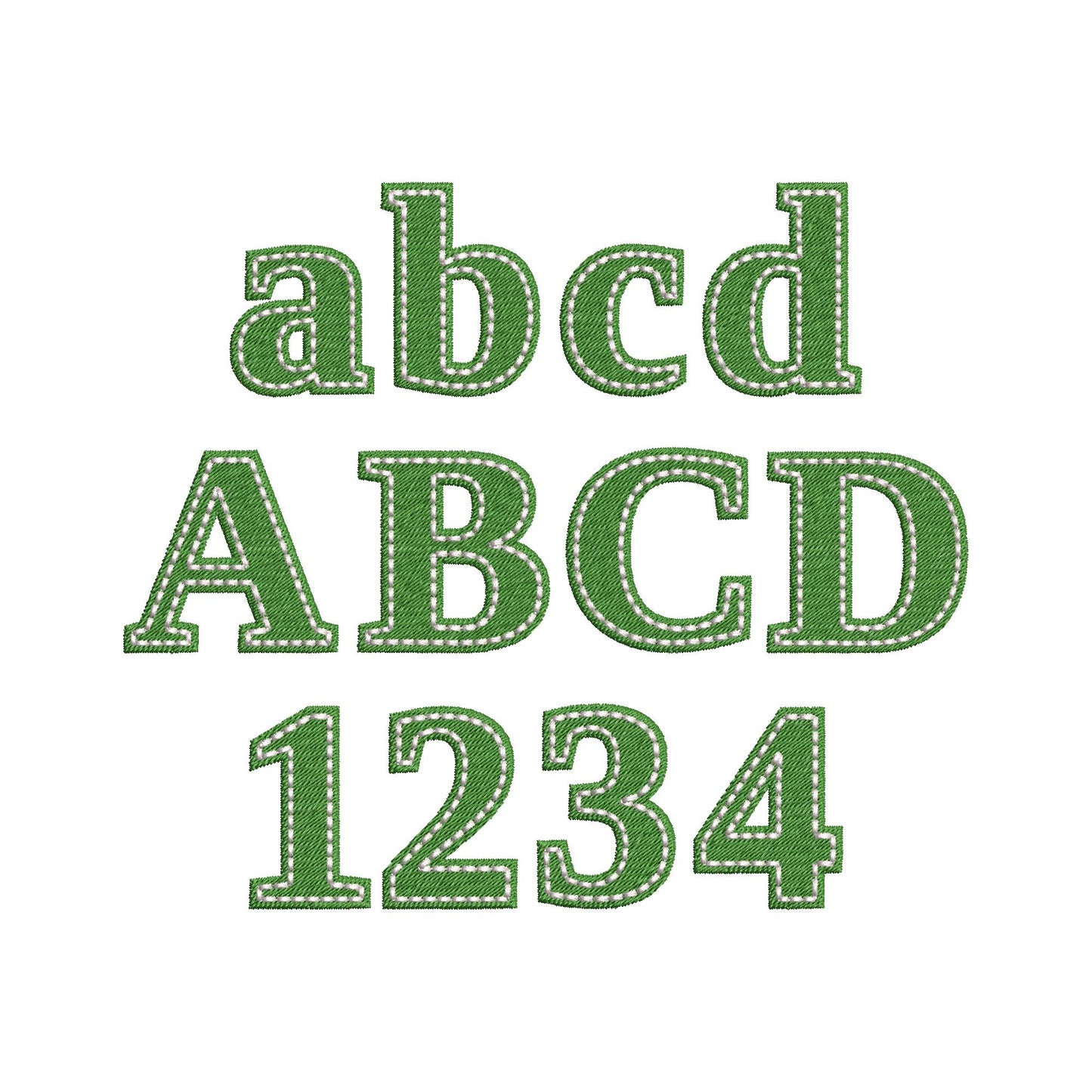 Fill Stitch Font Tinsley