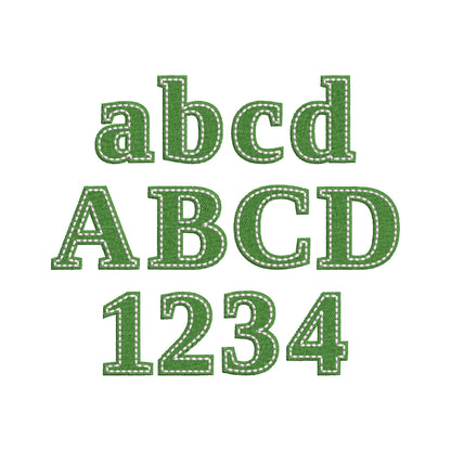 Fill Stitch Font Tinsley