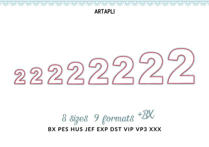 Girly Lace Birthday Numbers