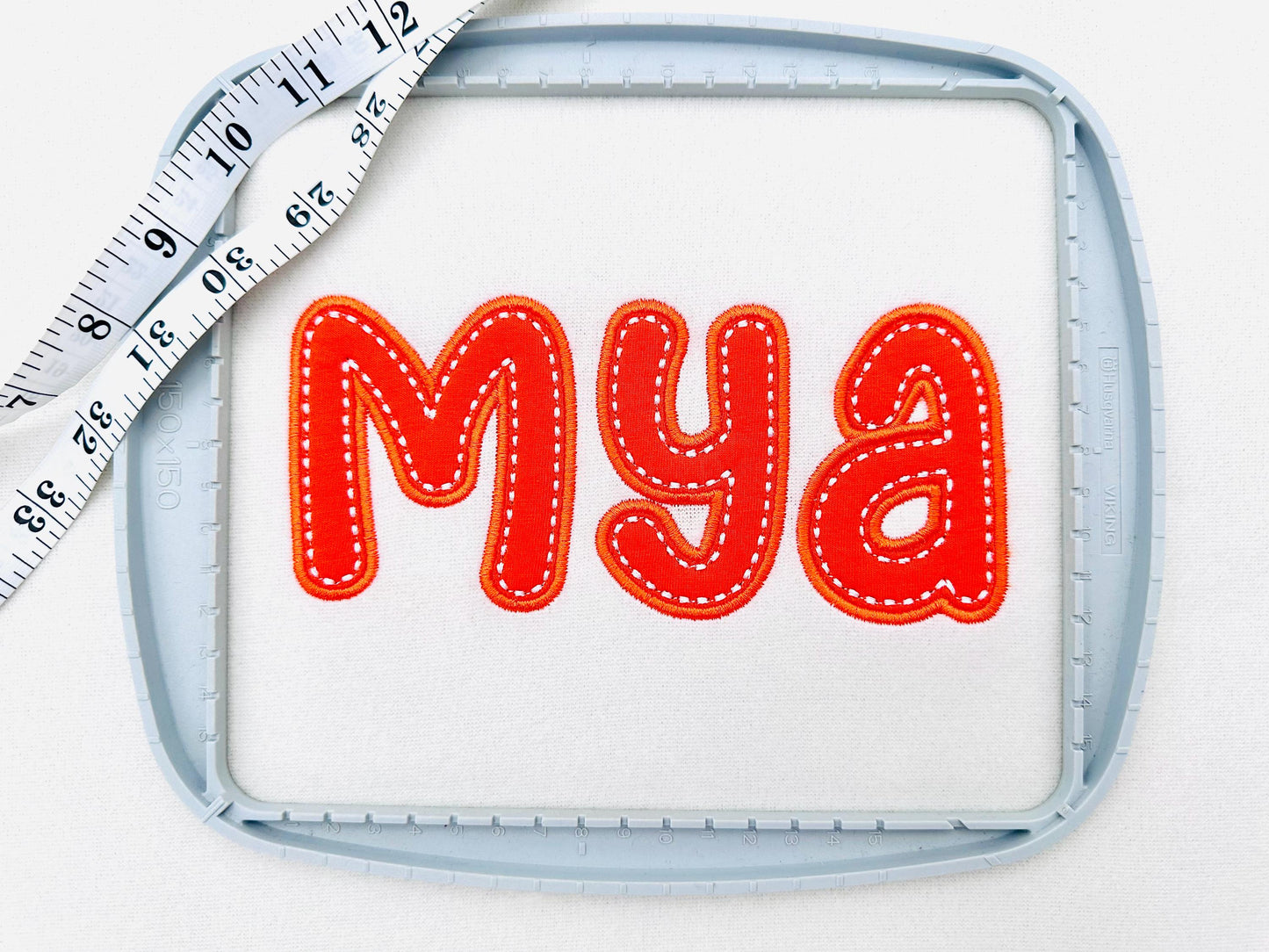 Applique Font Molly