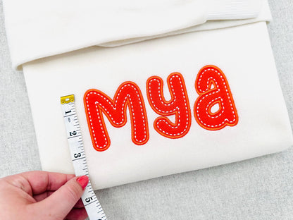 Applique Font Molly
