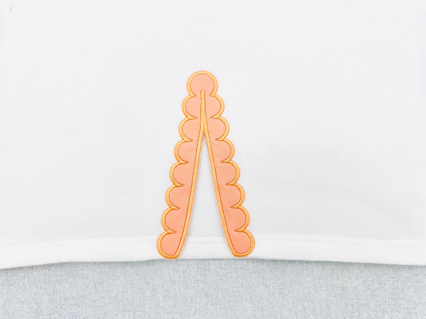 Scalloped Split Side Seam