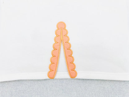Scalloped Split Side Seam