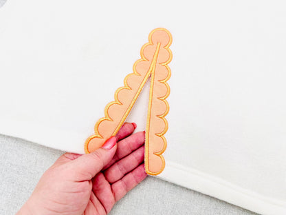 Scalloped Split Side Seam