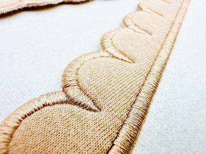 Scalloped Split Side Seam Cutout