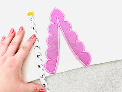 Inverse Scalloped Split Side Seam
