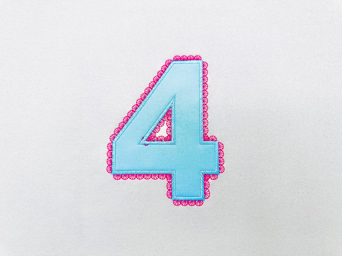 Girly Lace Birthday Numbers