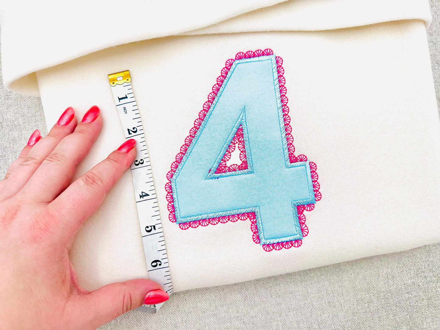Girly Lace Birthday Numbers