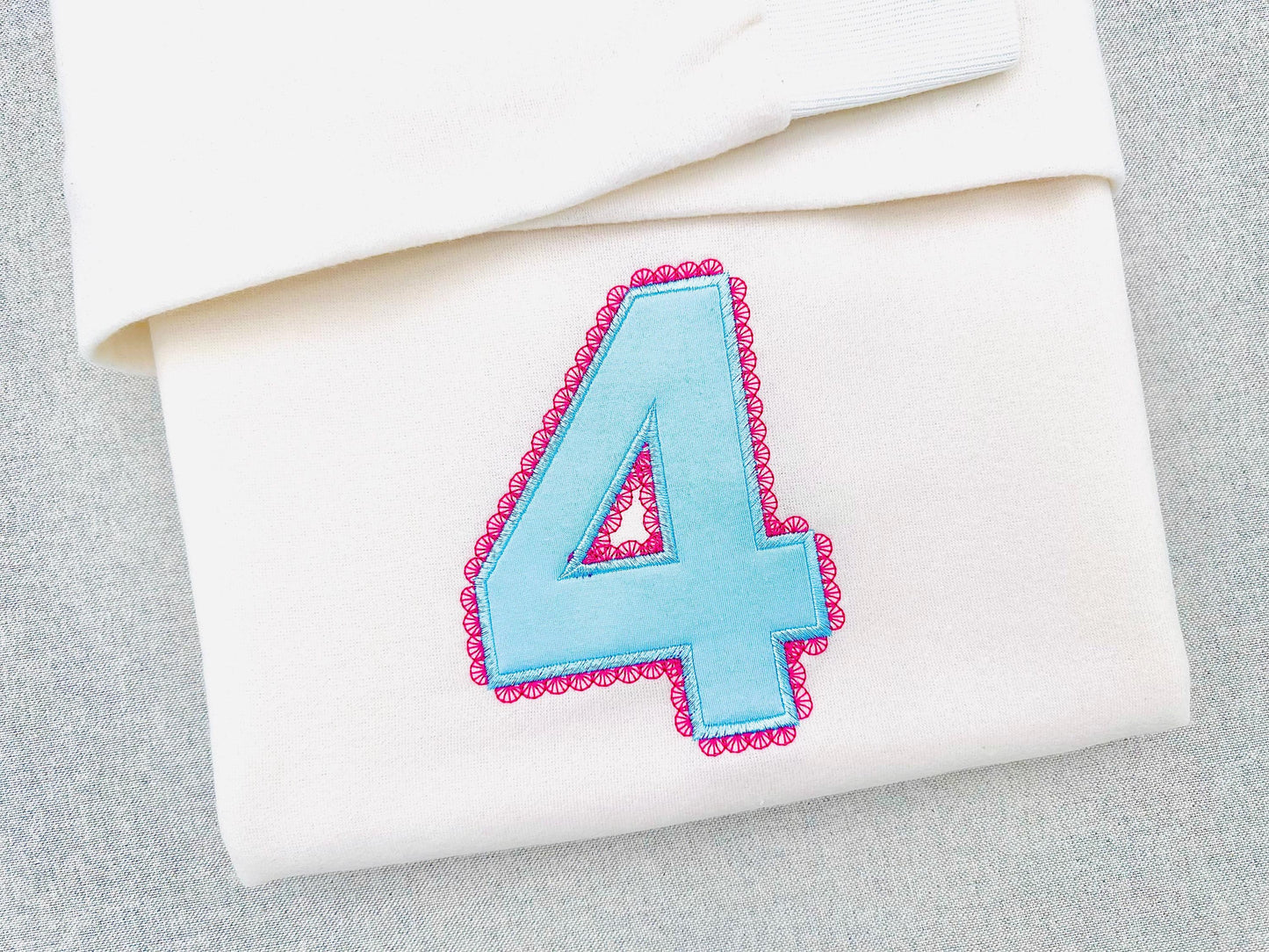 Girly Lace Birthday Numbers