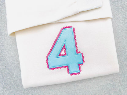 Girly Lace Birthday Numbers