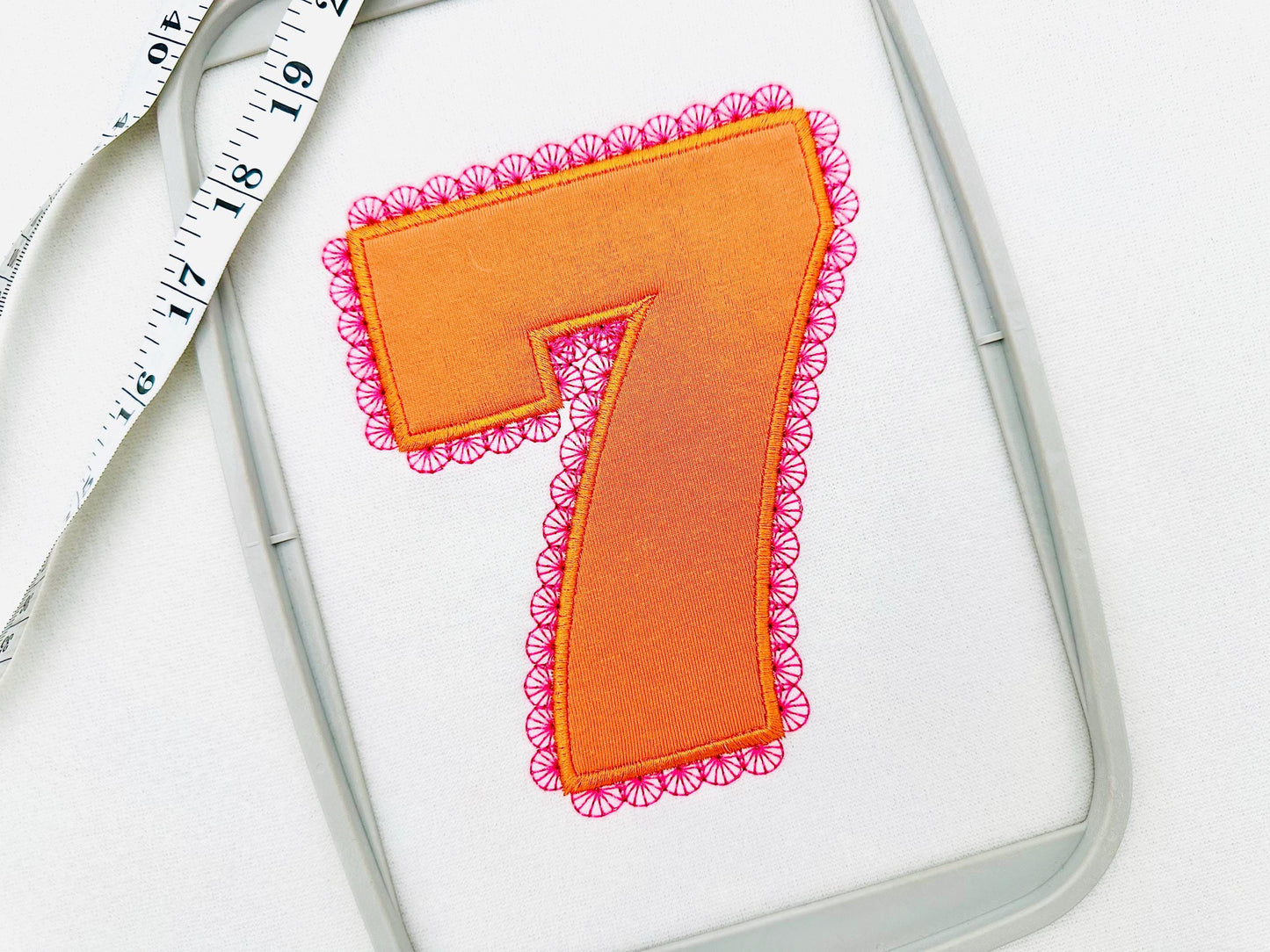 Ultra Bold Birthday Numbers with Lace