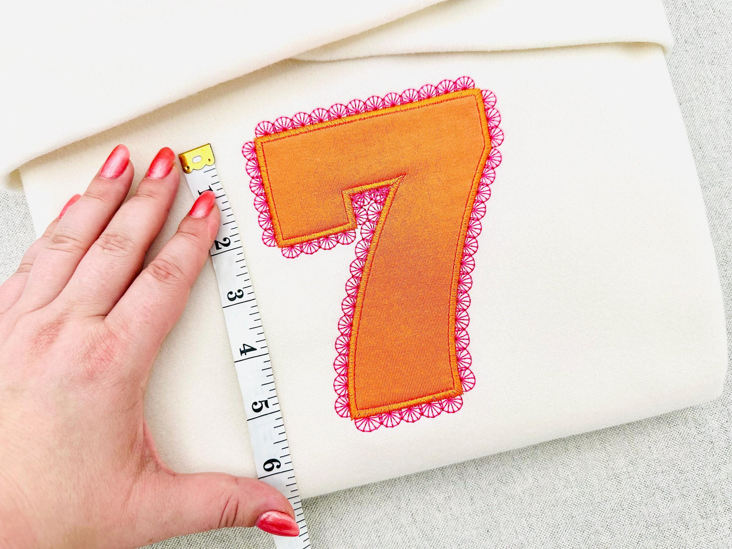 Ultra Bold Birthday Numbers with Lace