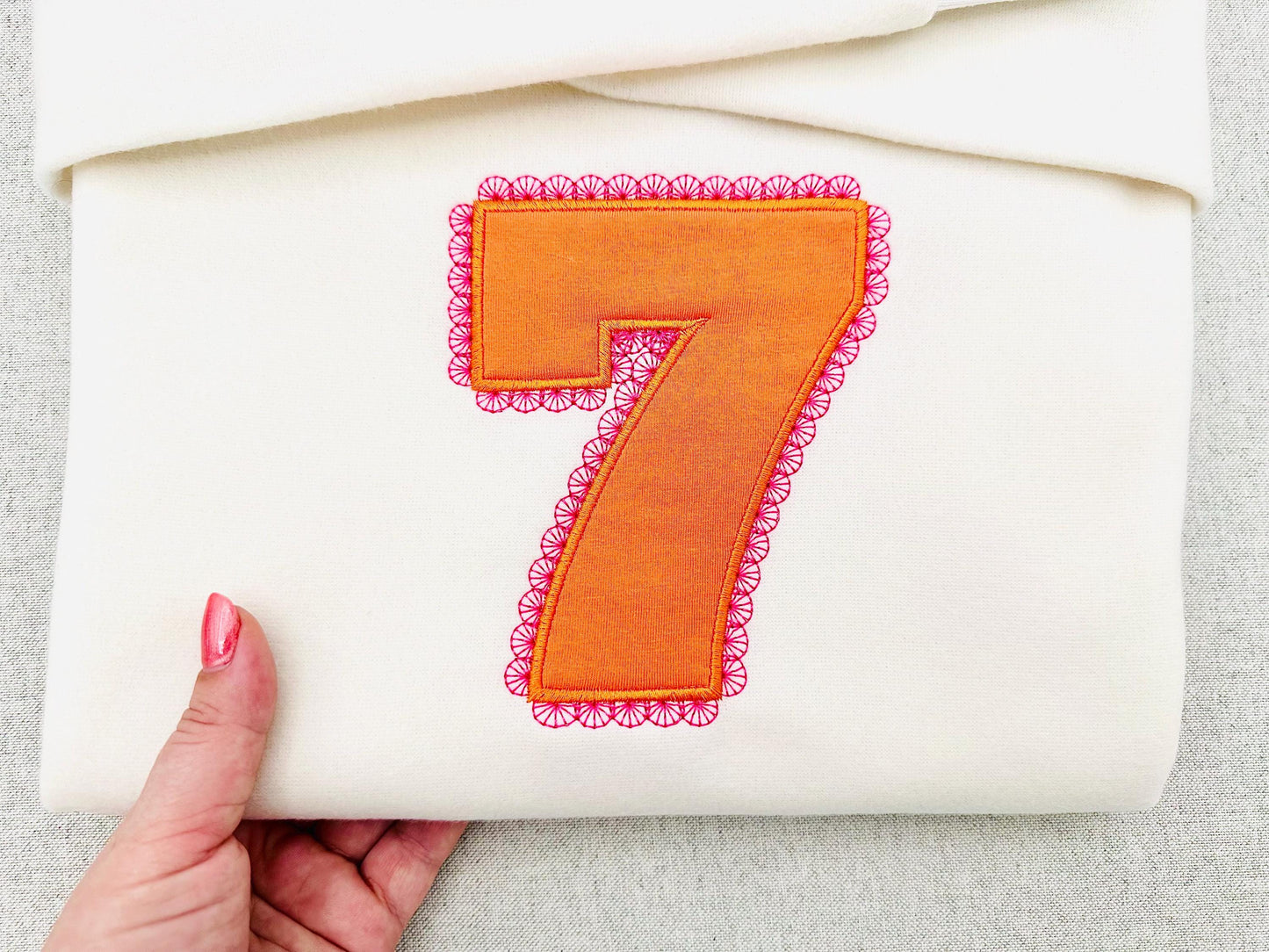 Ultra Bold Birthday Numbers with Lace