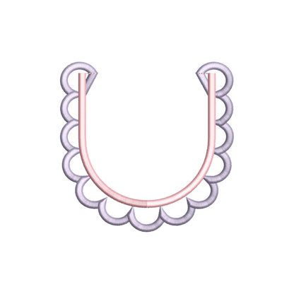 Scalloped Rounded Pocket ITH