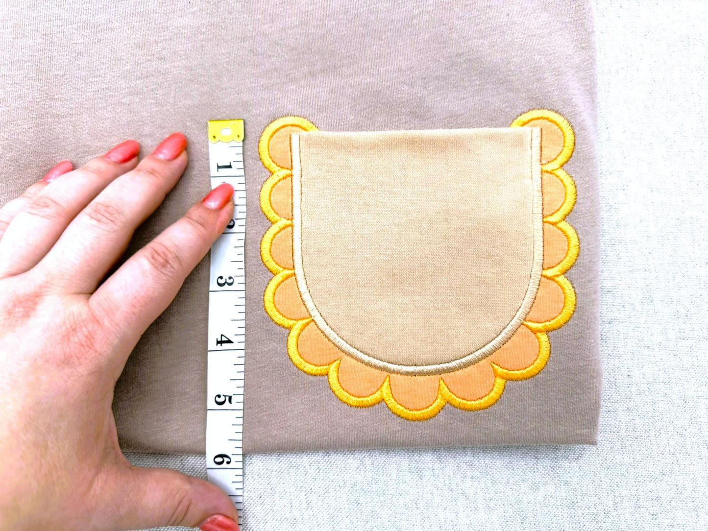 Scalloped Rounded Pocket ITH