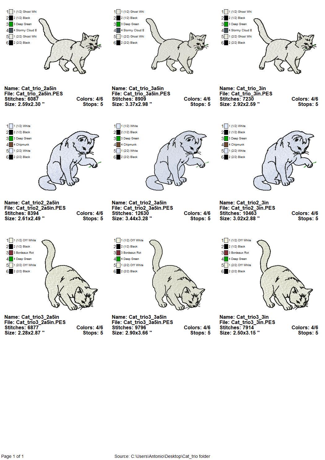 Playing Kitty Cat Set