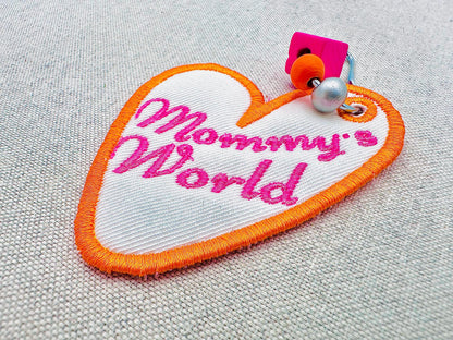 Lovely Heart Bag Tag Charm