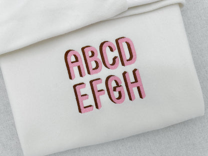 Rounded Shadow Font