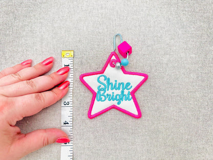 Pretty Star Bag Tag Charm