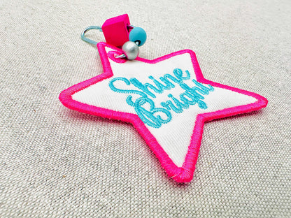 Pretty Star Bag Tag Charm