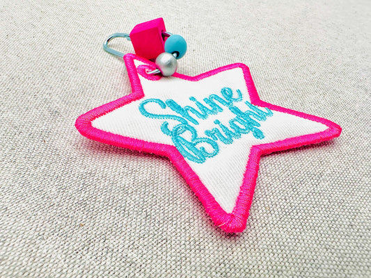 Pretty Star Bag Tag Charm