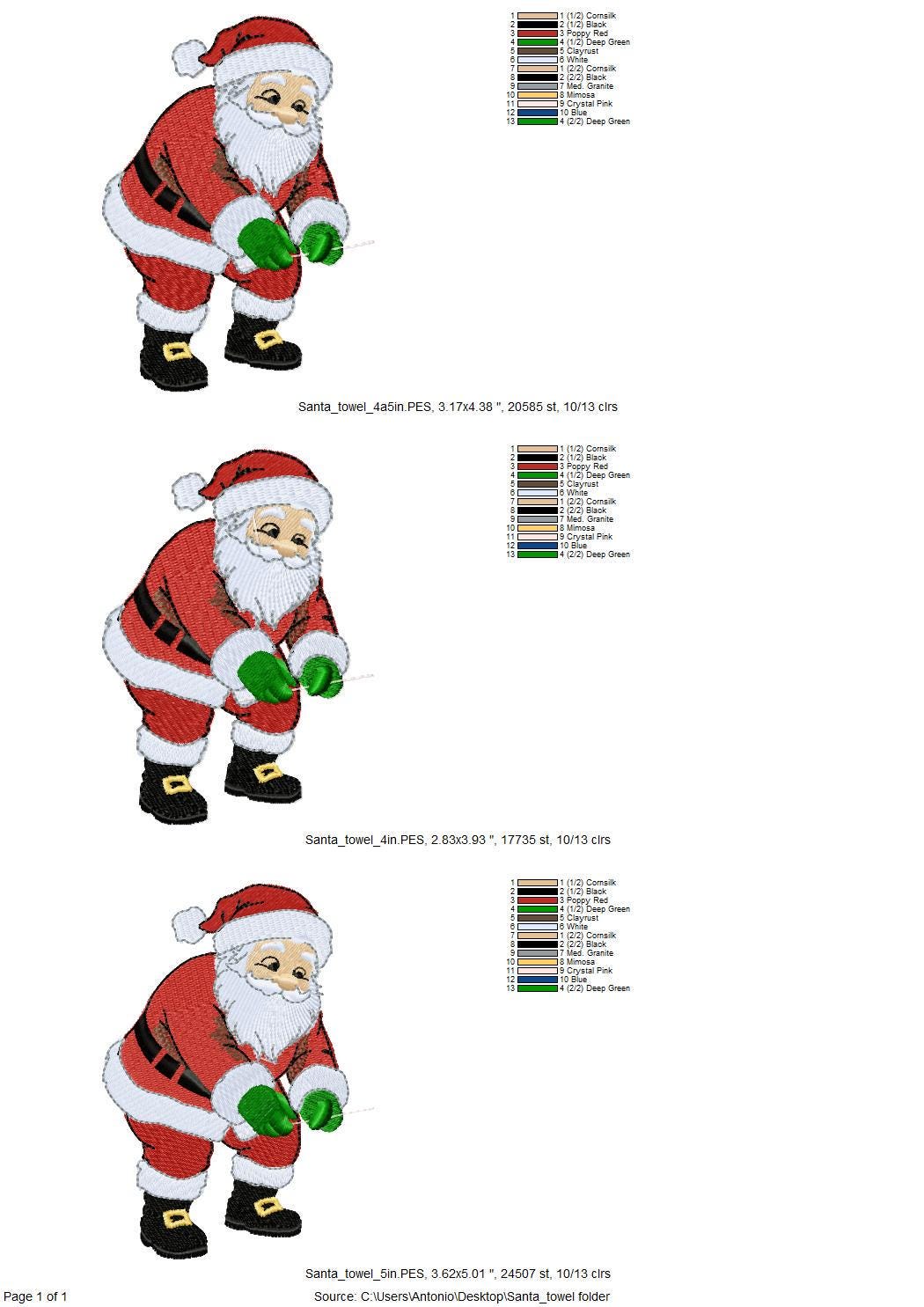 Playing Santa Christmas Thief