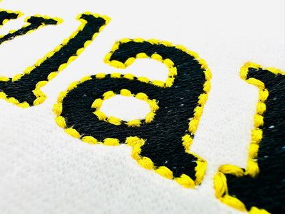 Fill stitch FONT Roland with hand-stitch look outline machine embroidery designs block style Alphabet Monogram